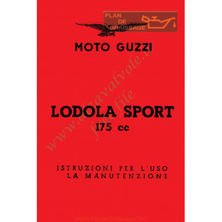Moto Guzzi Lodola Sport 175 Uso E Manutenzione