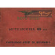 Moto Guzzi Motoleggera 65 1954 Vii Edizione Cat Ricambi