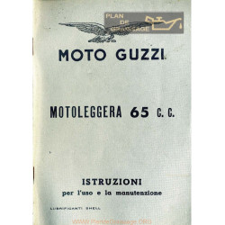 Moto Guzzi Motoleggera 65 Uso E Manutenzione