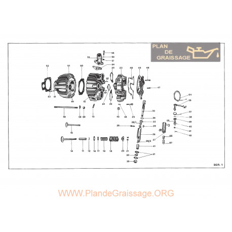 Moto Guzzi Nuovo Falcone 1976 Parts List