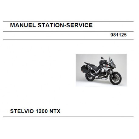 Moto Guzzi Stelvio1200 Ntx Manuel Atelier
