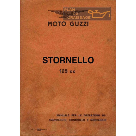 Moto Guzzi Stornello 125 Manuale Dofficina I Edizione