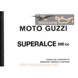 Moto Guzzi Superalce Manuale Di Officina