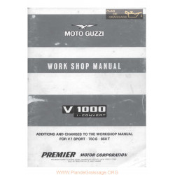 Moto Guzzi V 1000 I Manual De Reparatie Suplimentar