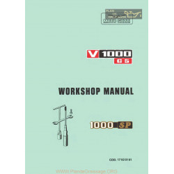 Moto Guzzi V 1000 Sp G5 Manual De Reparatie