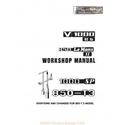 Moto Guzzi V1000 G5 850 Le Mans 2 Sp T3 Manual De Reparatie