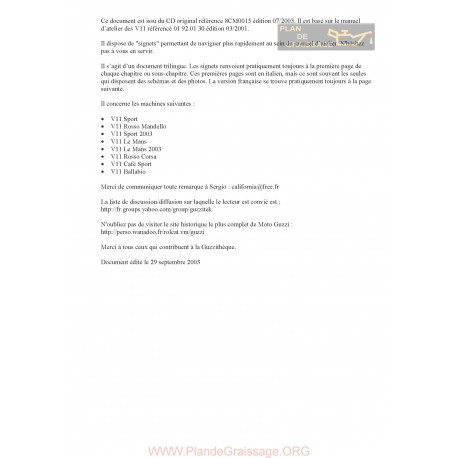 Moto Guzzi V11 1999 2003 Manual De Reparatie
