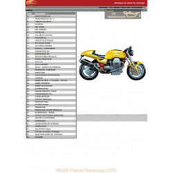 Moto Guzzi V11 Sport 1999 2001 Parts List