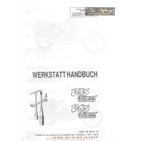 Moto Guzzi V35 V65 Florida Manual De Reparatie
