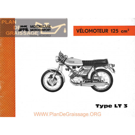 Motobecane 125 Lt3 Pieces Detachee