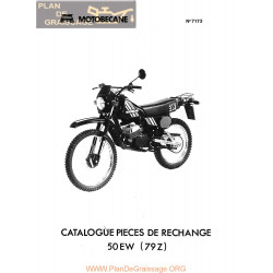 Motobecane 50 Ew 79 Z 7173 Catalode Pieces