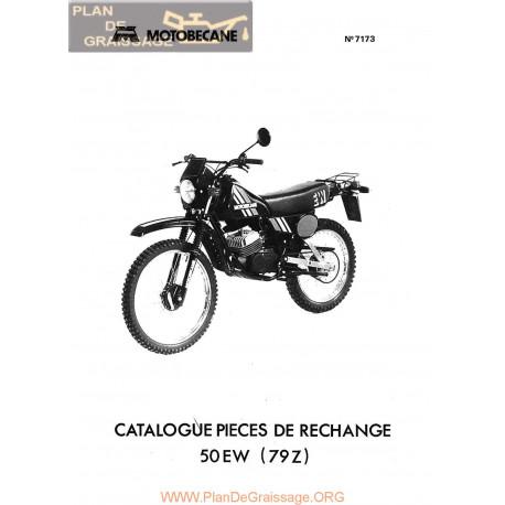 Motobecane 50 Ew 79 Z 7173 Catalode Pieces