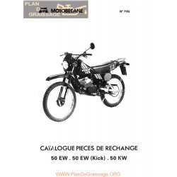 Motobecane 50 Ew Kick Kw 7182 Cataloe Pieces