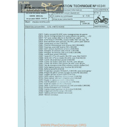 Motobecane 51 Bl White Horse 1982 Note Tech Num 10341