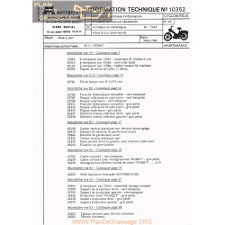 Motobecane 80j Hobby 1982 Note Tech Num 10352