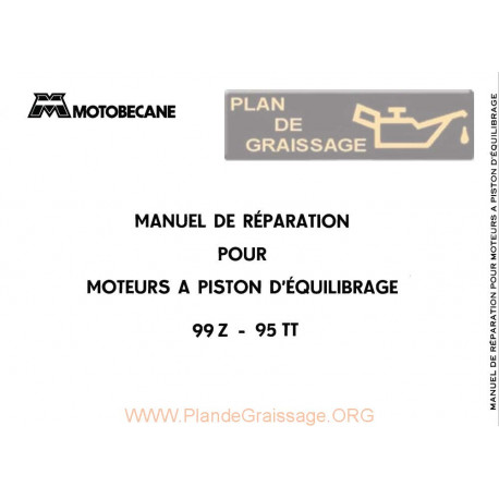 Motobecane 99 Z 95 Tt Le Manuel De Reparation