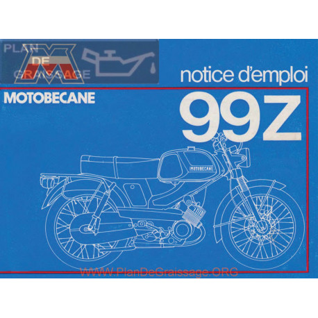 Motobecane 99 Z Notice D Emploi