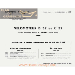 Motobecane Ajout Info D C 52 1966 Note Tech Num 328