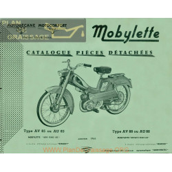 Motobecane Av Au 85 88 1966 Catalogue Pieces
