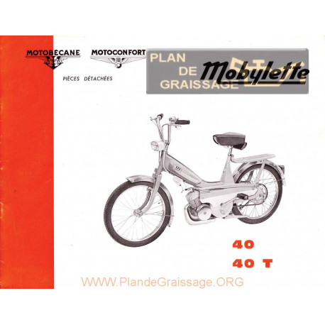 Motobecane Av40 T Le Manuel De Pieces De Rechange