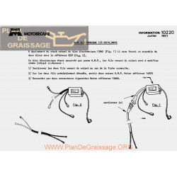 Motobecane Bloc Electronique 125 Bicylindre 1977 Note Tech Num 10220