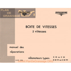 Motobecane BoÎte De Vitesse D52 D52tt