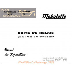 Motobecane BoÎte Relais Av98 Sp98