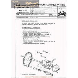 Motobecane Boites Realis M16 Vmc 1981 Note Tech Num 10313