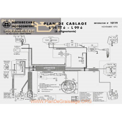 Motobecane Cablage L 94 Tt 99 E Clognotant 1972 Note Tech Num 10119