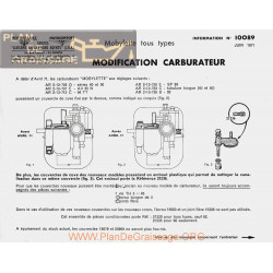 Motobecane Carburateur Ar2 10 12 13 1971 Note Tech Num 10089