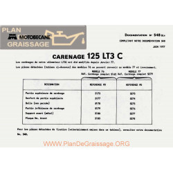 Motobecane Carenage 125 Lt3 C 1977 Note Tech Num 548bis