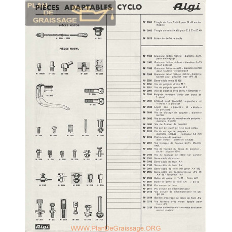 Motobecane Catalogue Algi