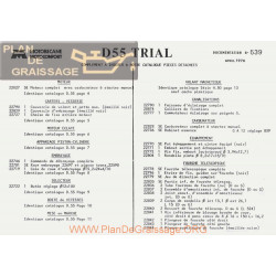 Motobecane Catalogue D 55 Trial 1976 Note Tech Num 539