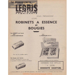Motobecane Catalogue Legris Robinet Bougies