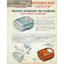Motobecane Catalogue Luxor