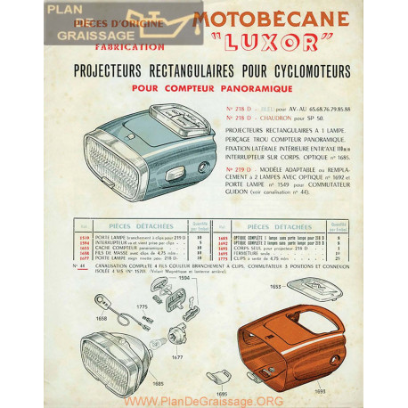 Motobecane Catalogue Luxor