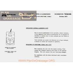 Motobecane Centrale Clignotant 1977 Note Tech Num 10226