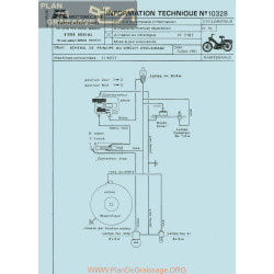 Motobecane Circuit Eclairage 51 West 1981 Note Tech Num 10328