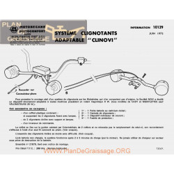 Motobecane Clonovi Adaptable 1973 Note Tech Num 10129