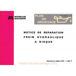 Motobecane D 55 L 99 F Frein Hydraulique Shimano Mr
