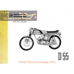 Motobecane D 55 Pieces Detachee