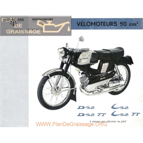 Motobecane D C 52 Tt 50cc Pieces Datechee