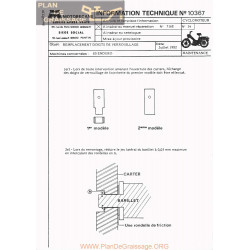 Motobecane Doigts Verrouillage 80 Enduro 1982 Note Tech Num 10367