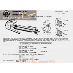 Motobecane Echappement 92 93 Dl E 1972 Note Tech Num 10116
