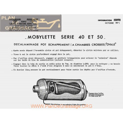 Motobecane Echappement Serie 40 50 1971 Note Tech Num 10098