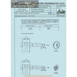 Motobecane Ecrou Volant 1982 Note Tech Num 10346