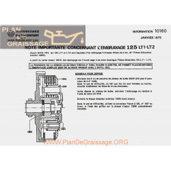 Motobecane Embrayage 125 Lt1 Lt2 1975 Note Tech Num 10160