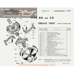 Motobecane Embrayage Dimoby Bg Cg 1960 Note Tech Num 127
