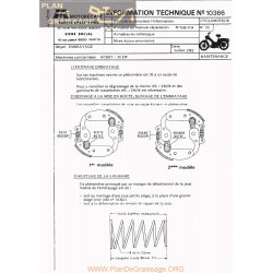 Motobecane Embrayage Hobby 50 Ew 1982 Note Tech Num 10366