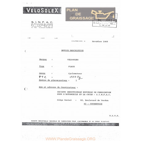 Motobecane Feuille Des Mines Flash